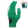 Перчатка Joe Porper`s кожаная вставка зеленая безразмерная