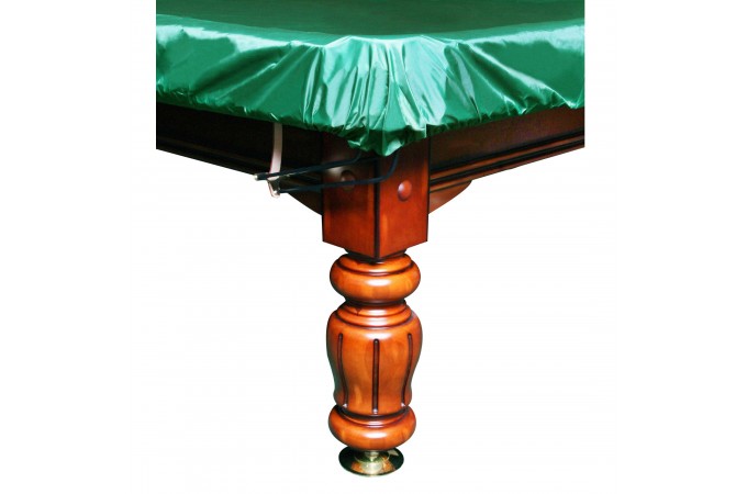 Чехол для бильярдного стола Стандарт 10фт ПВХ влагостойкое резинка на лузах зелёное