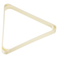 Треугольник для пула УСИЛЕННЫЙ пластик белый ø57.2