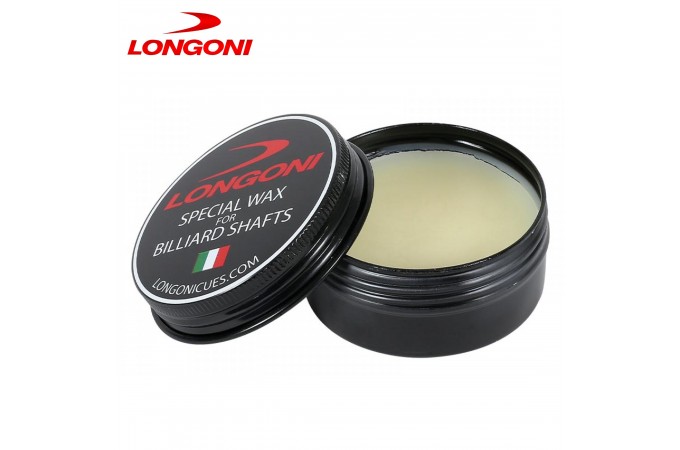 Воск для обработки кия Longoni Special Wax Black 30г