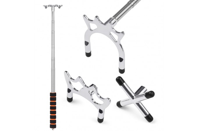 Мост для бильярда выдвижной телескопический с набором мостов Крест, Корона, Паук 32-150см 