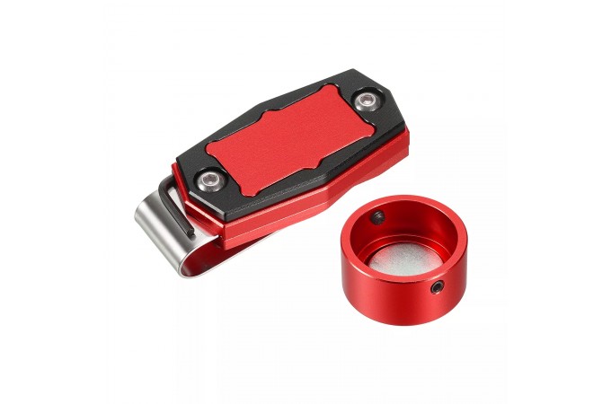 Держатель для мела Premium Chalker круглый красно-черный