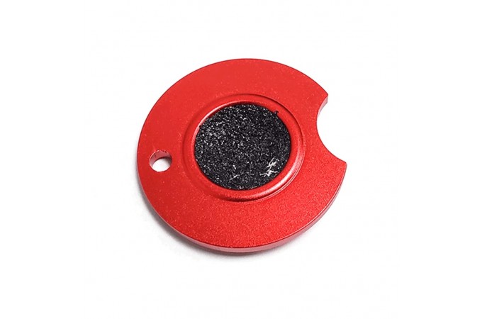 Инструмент для обработки наклейки (махровка) Cue Tip Shapers красный