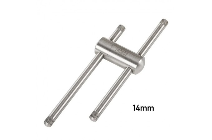 Инструмент-зажим для прессования бильярдной наклейки 14мм, металл