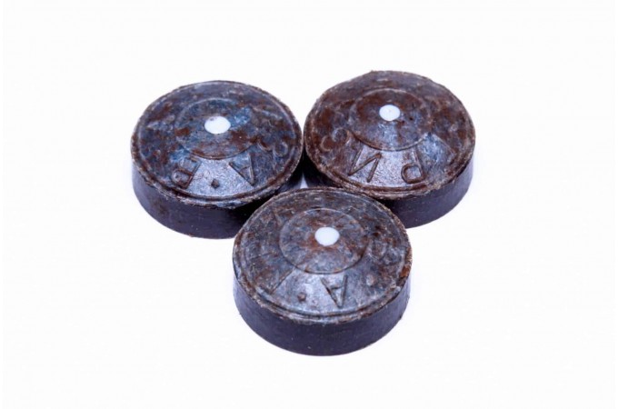 Наклейка для кия Гриза Белая ø13мм мягкая 1шт.