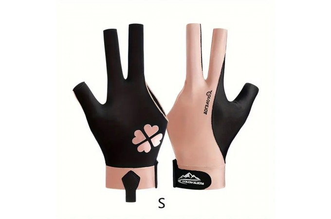 Перчатка GoLoveJoy Premium черная/розовая S