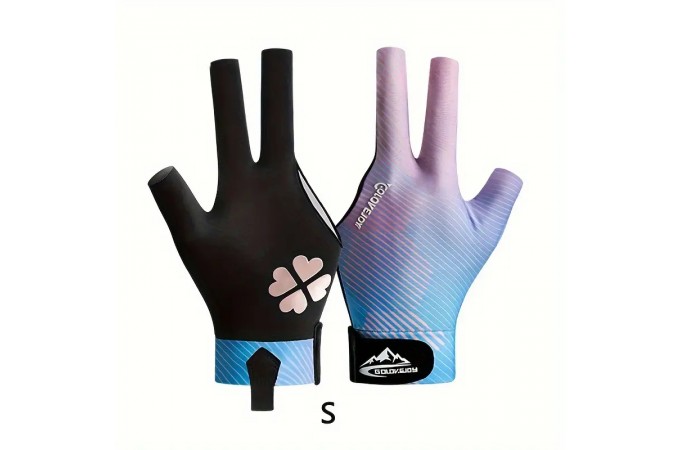 Перчатка GoLoveJoy Premium голубая/розовая S