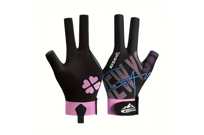 Перчатка GoLoveJoy Premium черная/фуксия S