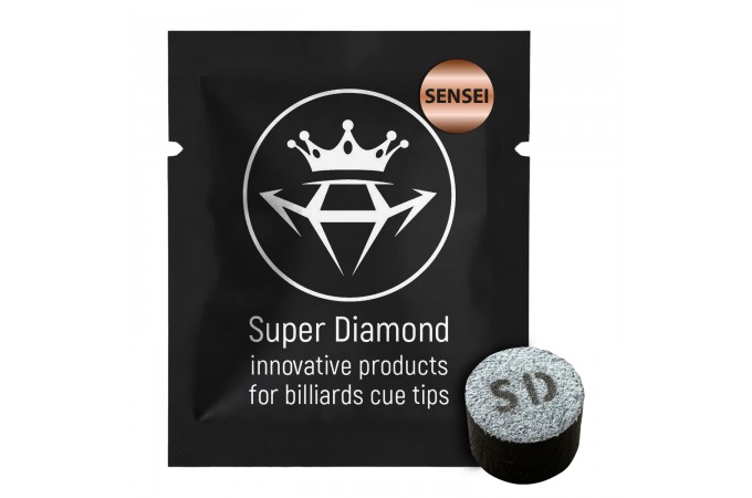 Наклейка для кия SUPER DIAMOND Sensei Limited 1шт. бронзовый