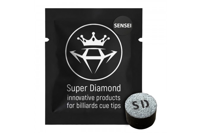 Наклейка для кия SUPER DIAMOND Sensei Super 1шт. черный
