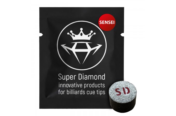 Наклейка для кия SUPER DIAMOND Sensei Super 1шт. черный