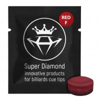 Наклейка для кия Super Diamond сфера красная ø13.2мм Medium 1шт.