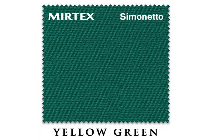 Бильярдное сукно Simonetto 920 200см Yellow Green (Mirteks)